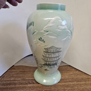 Pale Green Decorative Vase